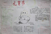 元宵节手抄报简单漂亮2023年兔年(元宵节手抄报简单漂亮)