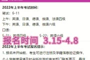 每年英语六级报名时间(每年六级英语考试什么时候报名)