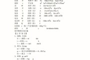 初中物理公式_初中物理公式大全 必背公式汇总