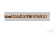拍照翻译并读出英语_拍照翻译单词