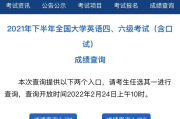 2022年英语四级报名官网入口(2022英语四级报名官网入口成绩查询)