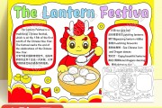 元宵节手抄报2023兔年英语手抄报(元宵节手抄报英语2021)