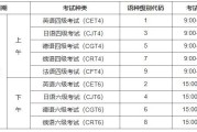 大学四级英语考试时间(全国大学四级英语考试时间)