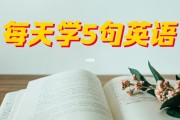 每天学五句英语免费(成人英语怎么学从零开始)