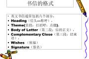 英语作文书信格式范文模板_英语作文书信格式范文