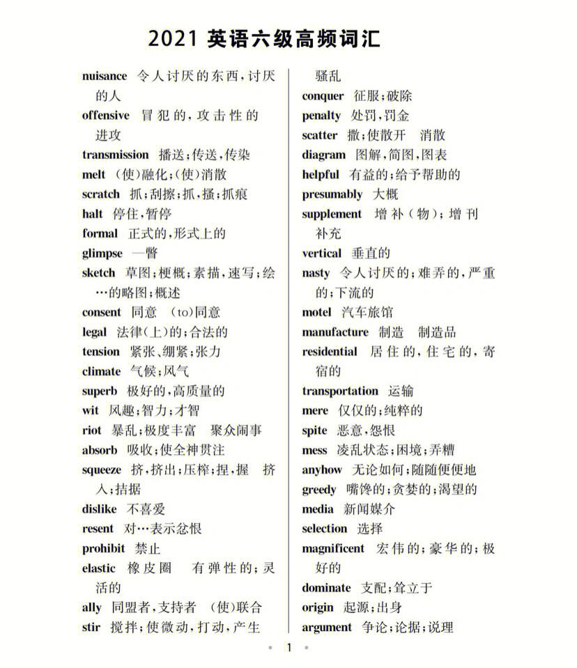 大学英语六级词汇量要求多少(英语六级词汇量要求多少)