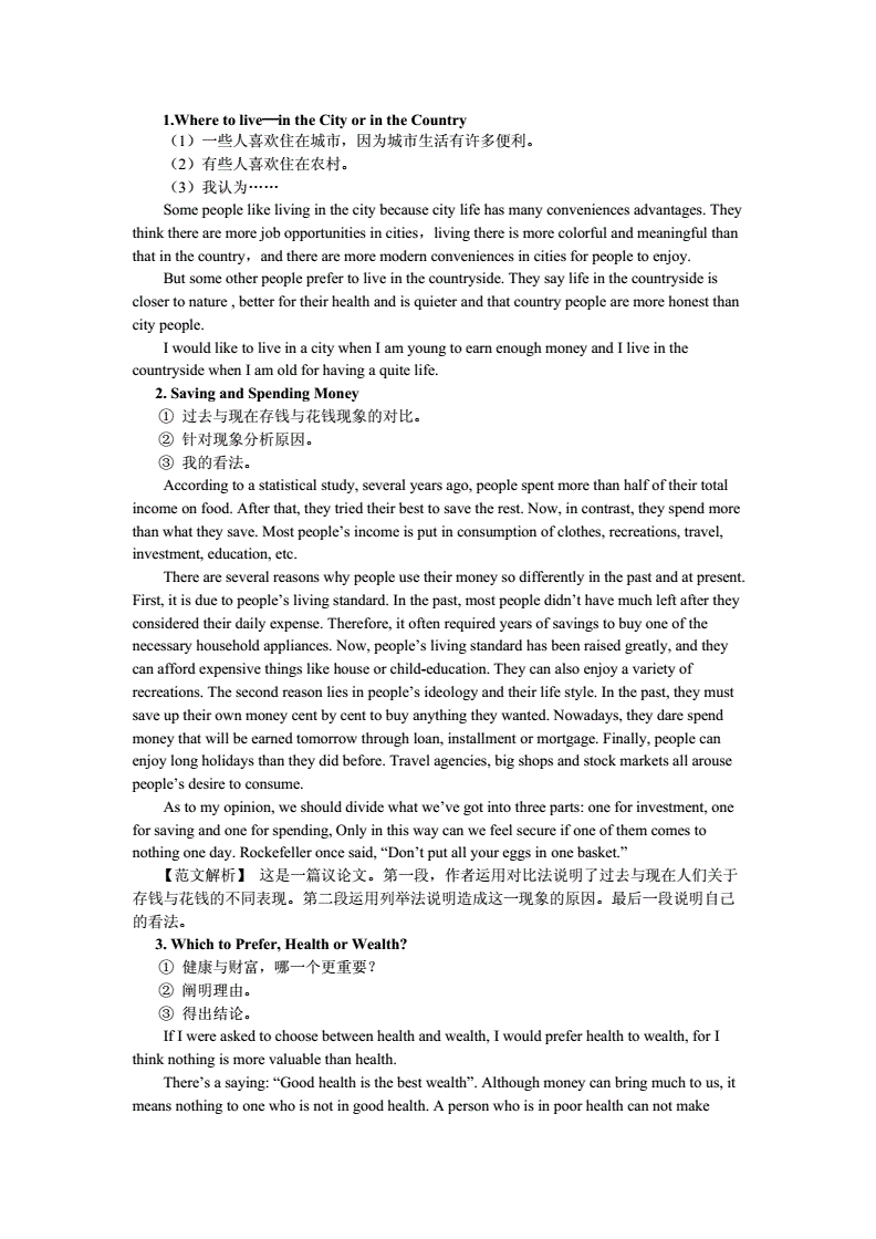 专升本万能英语作文模板(专升本英语作文万能模板2021)