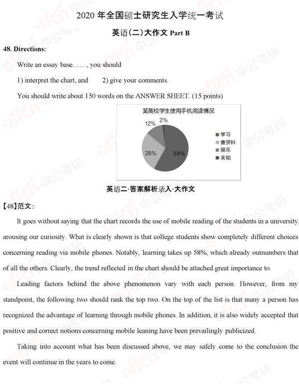 考研英语答案2024阅读_考研英语零基础从哪里开始学