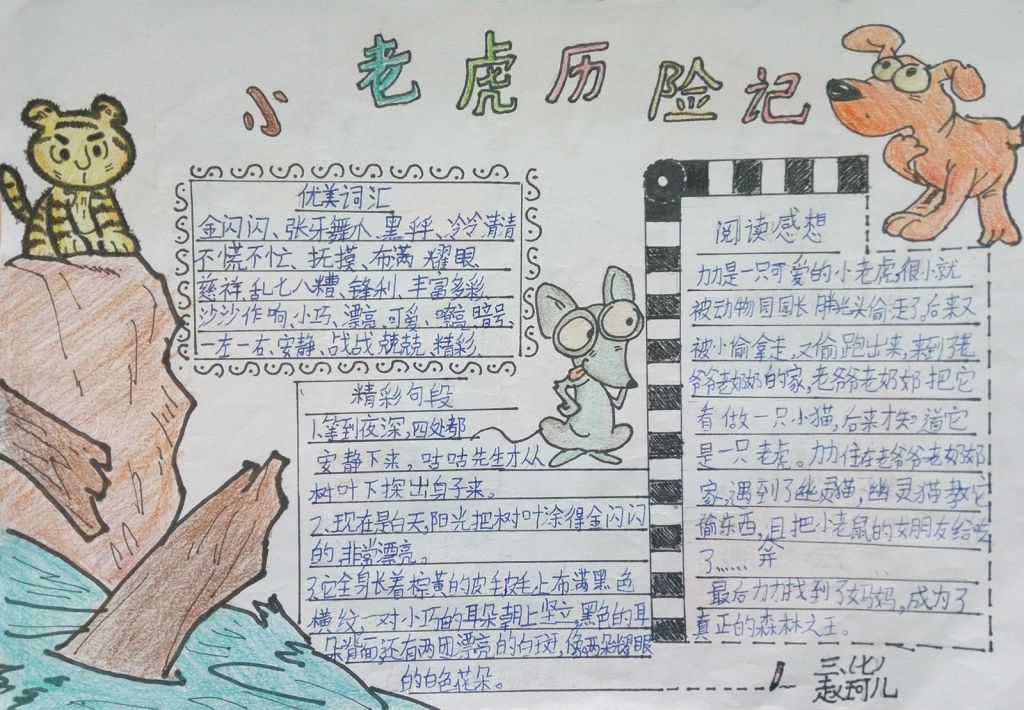 关于2022年老虎手抄报怎么画的信息