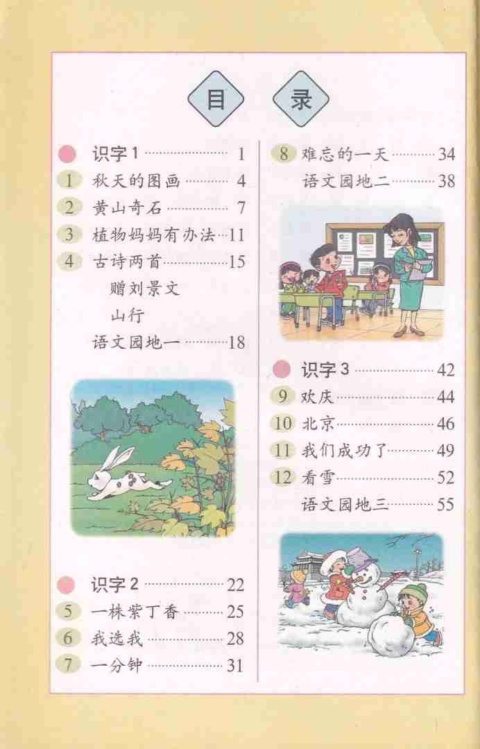 小学语文教育课程表(小学语文教育课程) 小学语文教育课程表(小学语文教育课程)