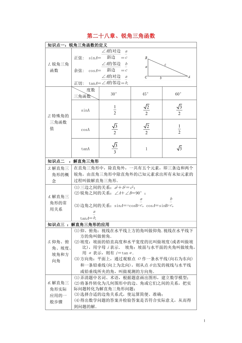 初中数学知识点总结函数_初中数学函数基础知识总结