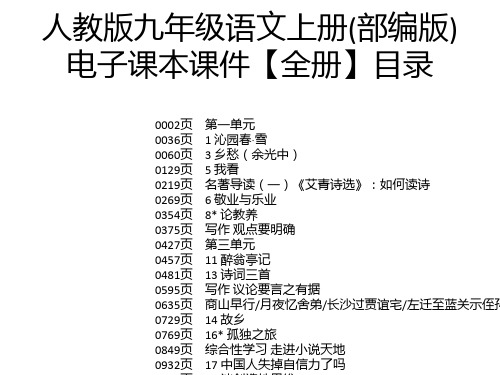 98年初中语文课文目录(1998年初中语文课文目录)