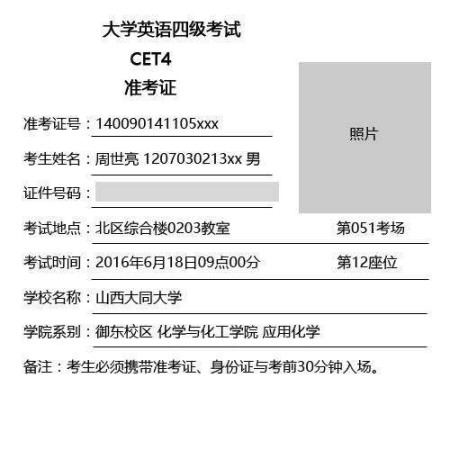 怎么查看大学英语六级准考证(怎么查看大学英语六级准考证照片)