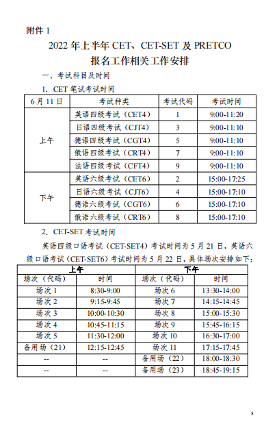 2022年大学英语六级报名时间表_2022年大学英语六级报名时间