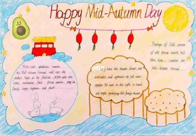 中秋节手英语抄报内容(中秋节英语手抄报简短内容)
