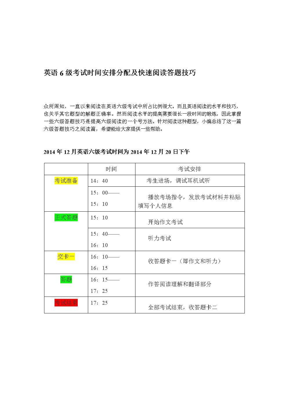 考研英语二答题时间分配(考研英语二答题时间分配)