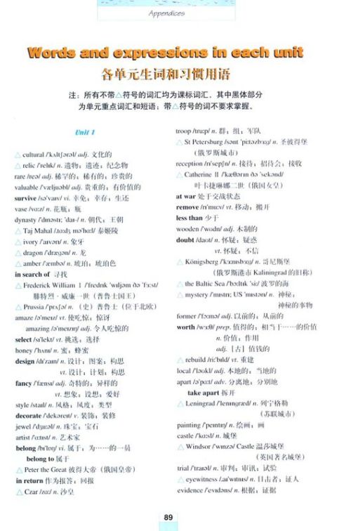 高中英语必修二英语单词表(高中英语必修二英语单词表图片)