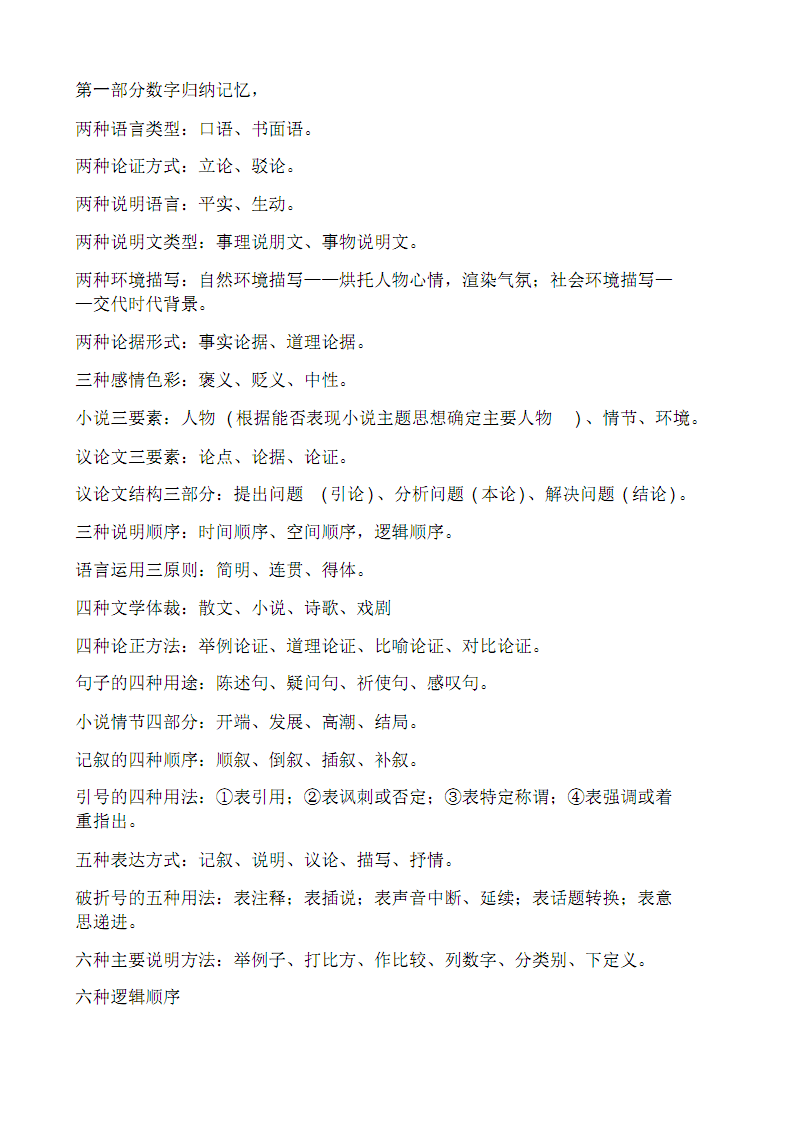 初中语文知识大全知识点总结可打印_初中语文知识点总结-中考语文必备