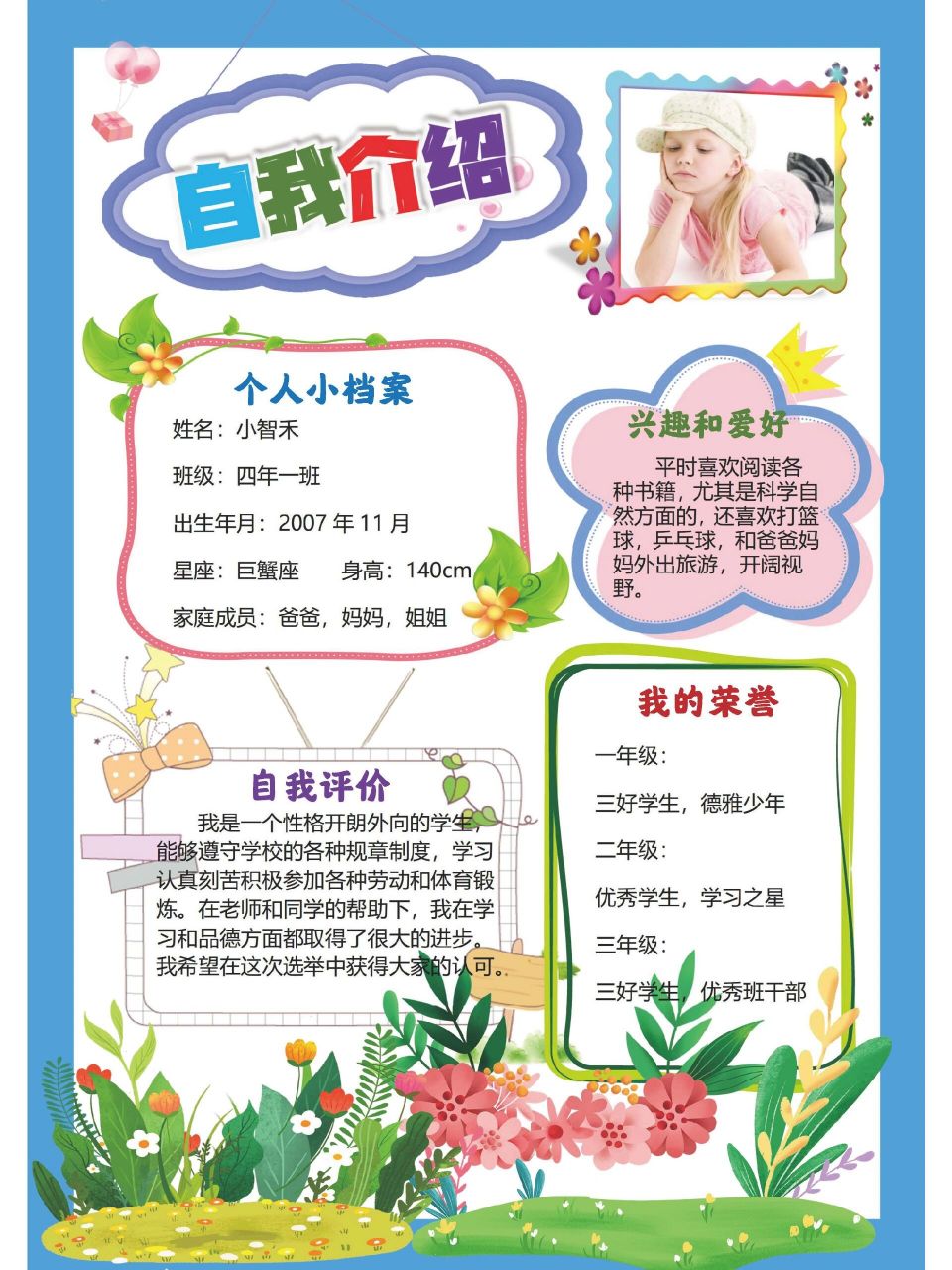 自我介绍模板形式怎么写_自我介绍模板形式