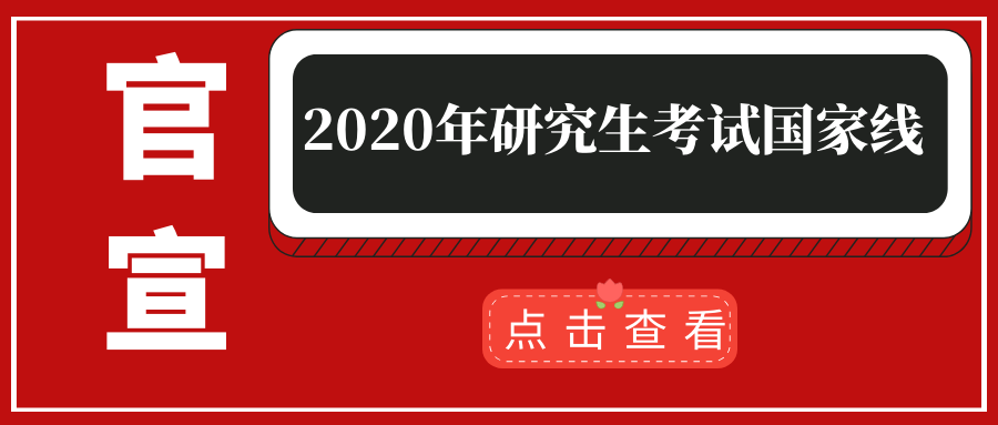 2020年考研英语国家线公布(考研英语国家线2020公布)