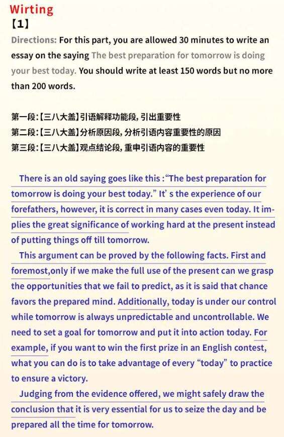 英语六级作文多少分算高分(英语六级作文满分多少分)