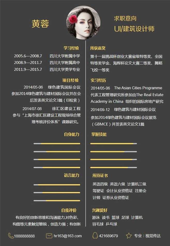 英语个人简历模板(英语个人简历模板带翻译)