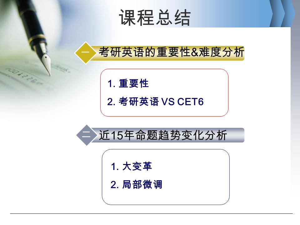 考研英语题型英一(考研英语一具体题型)