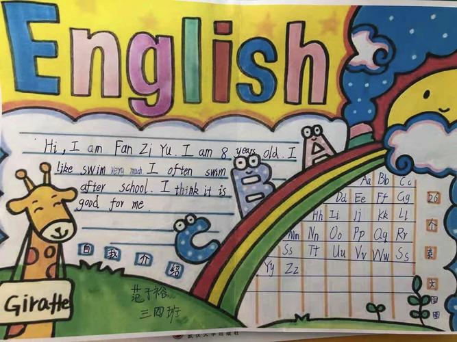 英语三年级手抄报第三单元_英语三年级手抄报