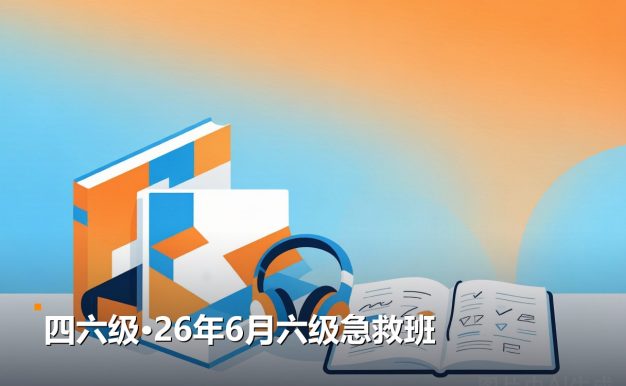 四六级26年6月六级急救班 2集视频教程 夸克网盘免费下载