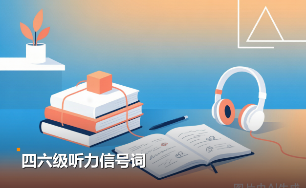 四六级听力总卡壳？这份高频信号词合集直接背