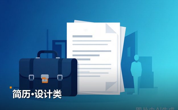 简历设计类 4份Word文档 免费网盘下载