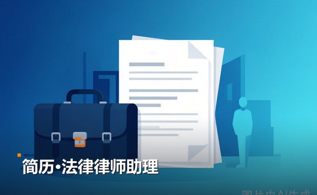 简历法律律师助理 4张图片素材 夸克网盘免费下载